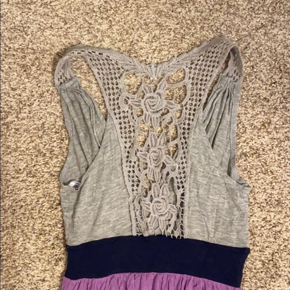 Purple and Gray Dress - Picture 3 of 3